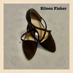 Eileen Fisher Juku Suede Brown‎  Shoes Size 7